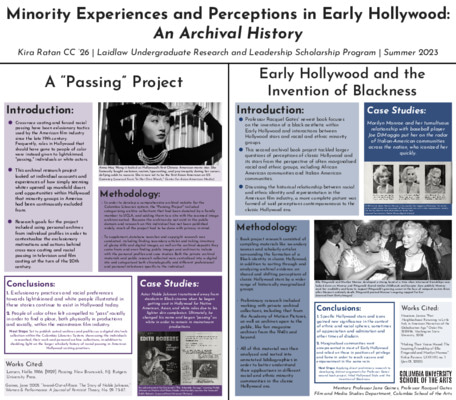 Kira Ratan - Undergraduate Research Symposium Poster