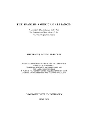 Jefferson Gonzalez-Flores - Laidlaw Undergraduate Research Paper