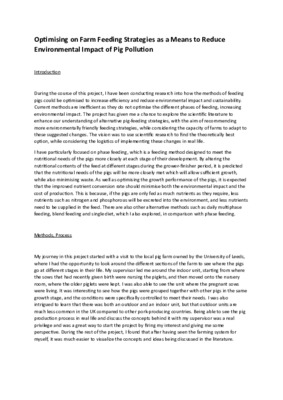 Research Reflections