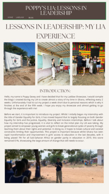 LIA Showcase: Lessons in Leadership !