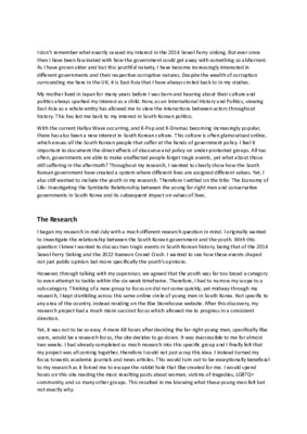 Laidlaw Reflective Report