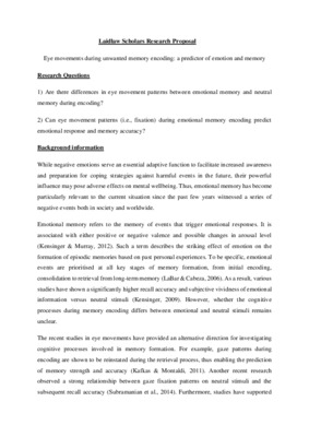 Laidlaw Scholars Research Proposal