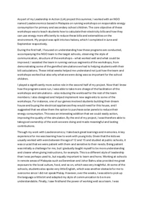 LiA Report - Kavan Shah