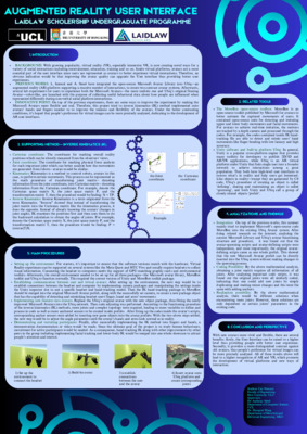 Poster-Augmented Reality User Interface