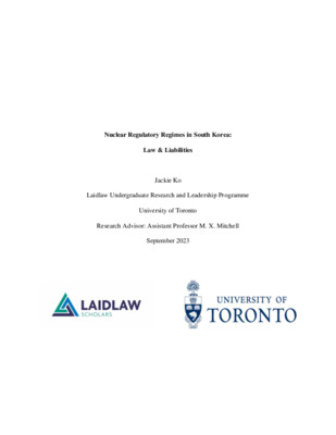 Summer 1: Laidlaw Research Report