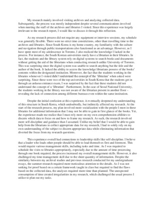 Summer 1: Reflection