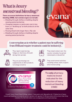 What is heavy menstrual bleeding?