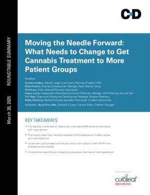 Moving the Needle Forward: What Needs to Change to Get Cannabis Treatment to More Patient Groups