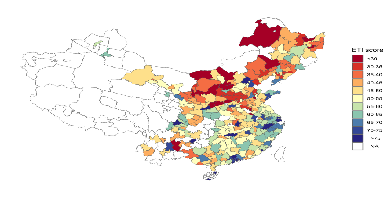City-level energy transition index helps China meet its dual carbon goal