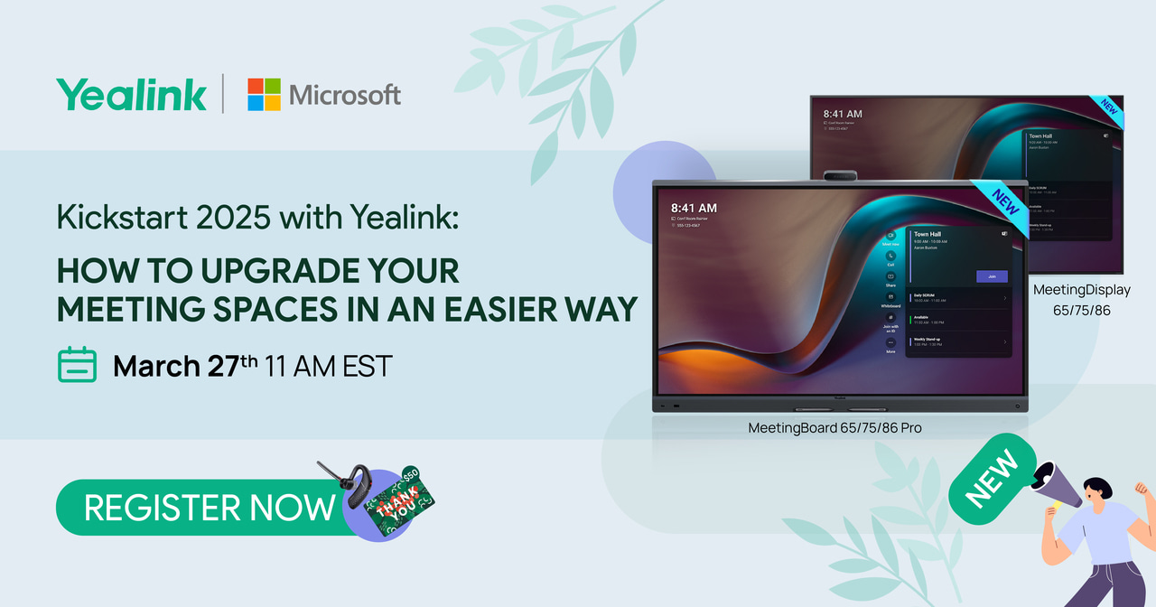 BEYOND THE SCREEN: Yealink New Product Series Are Coming!
