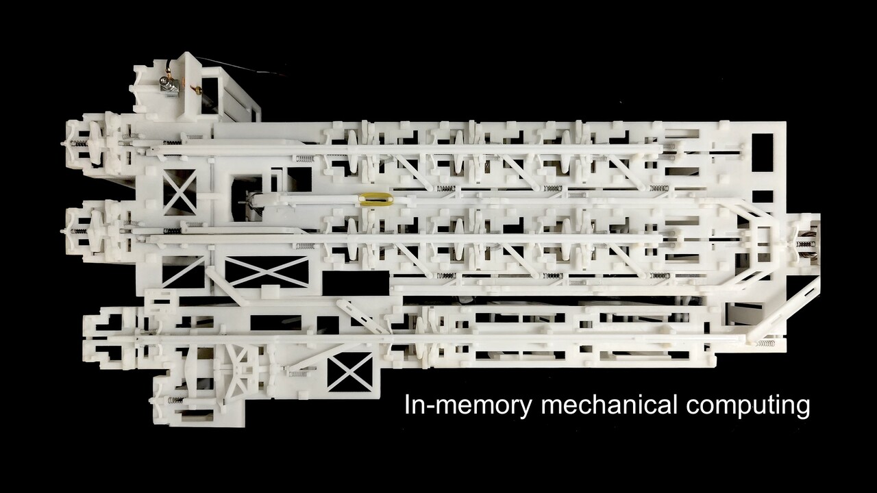 In-memory mechanical computing