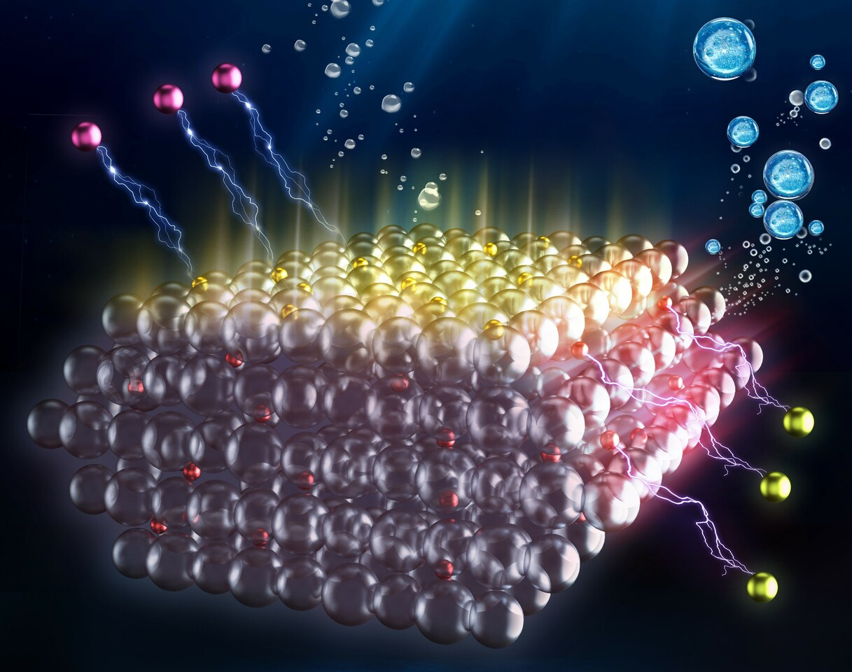 Harnessing Solar Energy: Electrolyte-Assisted Charge Polarisation in Seawater Splitting at High Temperature