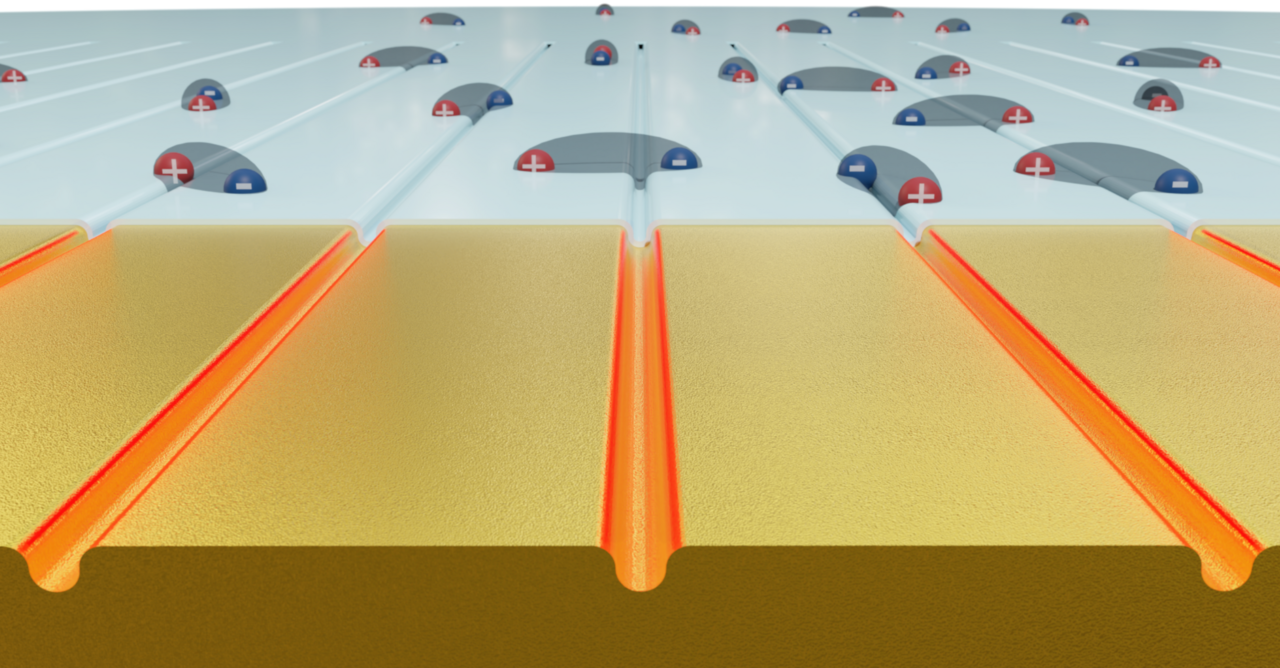 Plasmon mediated coherent population oscillations in molecular aggregates