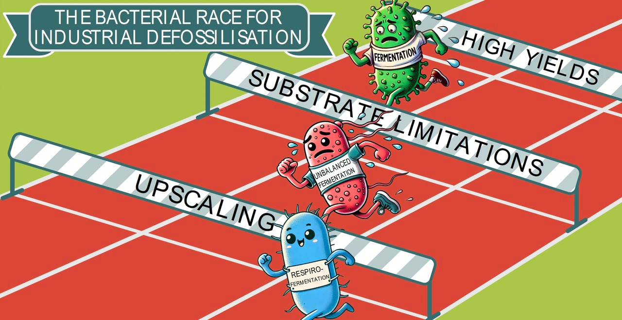 Engineering new-to-nature biochemical conversions by combining fermentative metabolism with respiratory modules