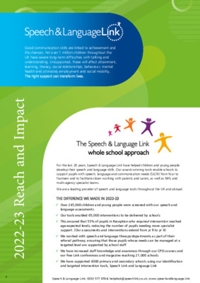 Webinar: Identifying and supporting pupils with speech, language and ...