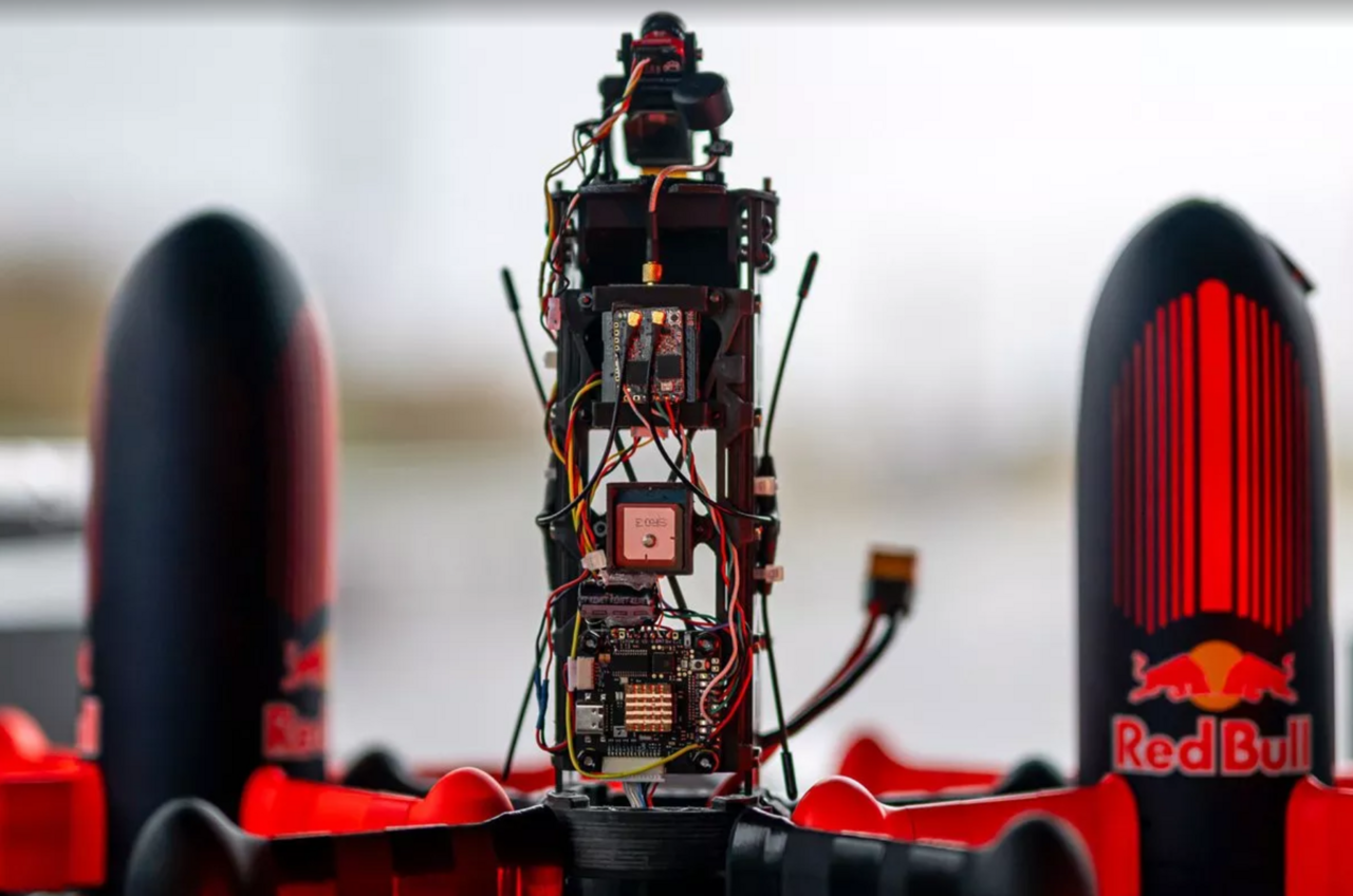 Red Bull Built the Fastest Car in Formula 1, Then Built the World's Fastest Camera Drone to Follow It