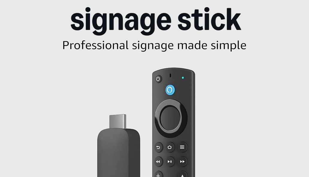 Amazon Targets Digital Signage Market with New Amazon Signage Stick