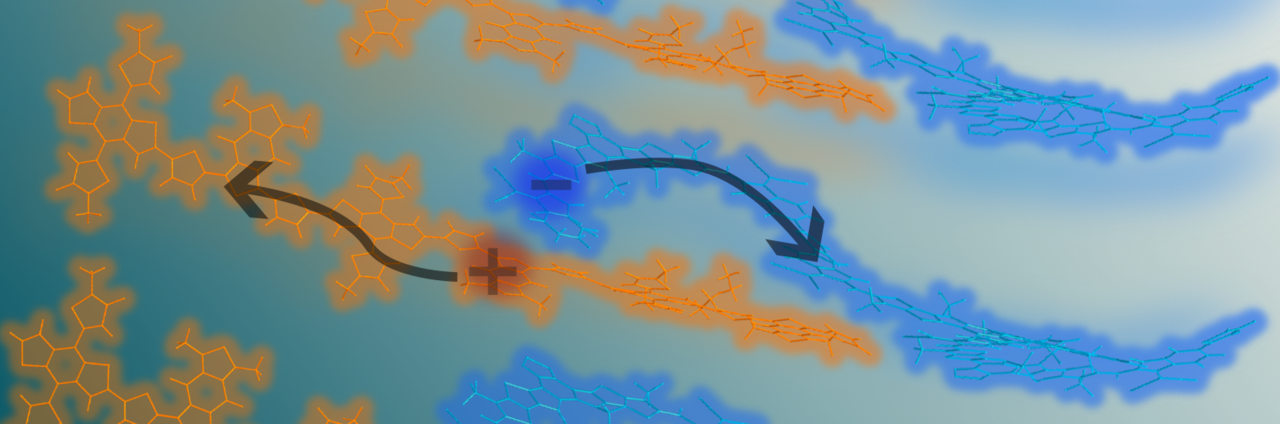 Stabilizing the donor-acceptor interface of organic solar cells