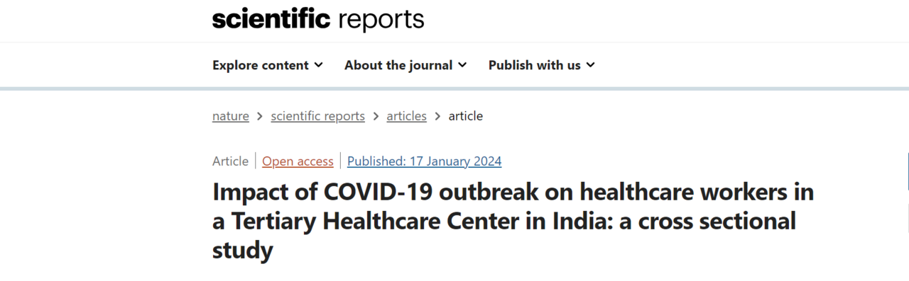 Studying COVID-19 in Healthcare Workers: An insight into the natural history and presentations of long covid?