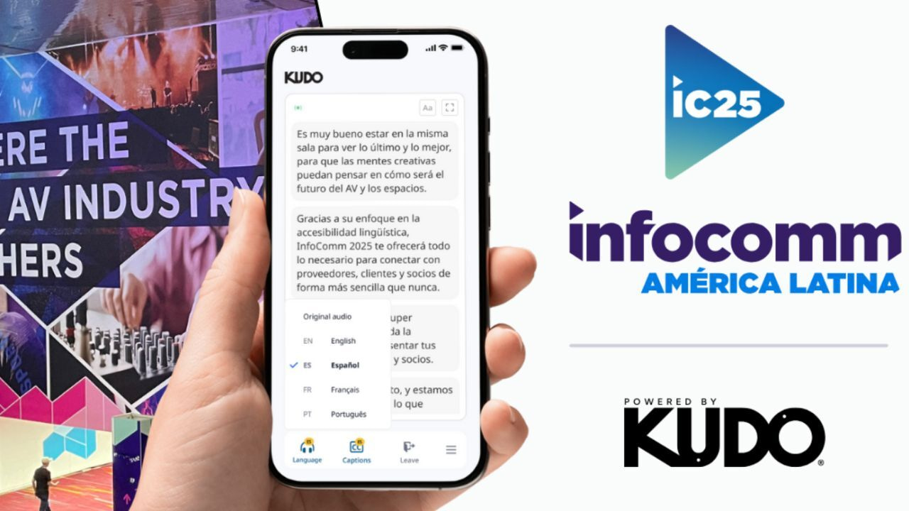 KUDO, parceiro oficial de tradução da InfoComm América Latina