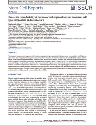 Cross-site reproducibility of human cortical organoids reveals consistent cell type composition and architecture