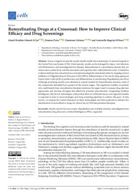 Remyelinating Drugs at a Crossroad: How to Improve Clinical Efficacy and Drug Screenings