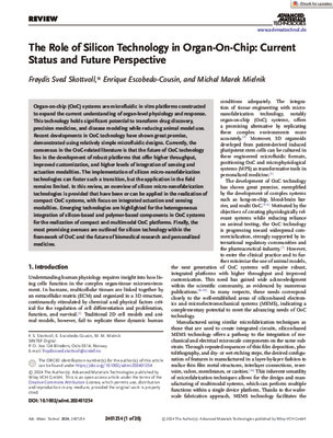 Adv Materials Technologies - 2024 - Skottvoll - The Role of Silicon Technology in Organ‐On‐Chip  Current Status and Future
