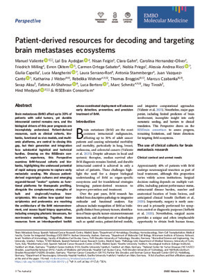 Patient-derived resources for decoding and targeting brain metastases ecosystems