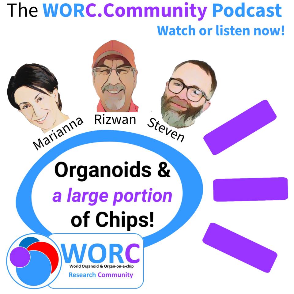 Now live in these apps below for 'Organoids and a large portion of Chips!' The WORC Podcast.