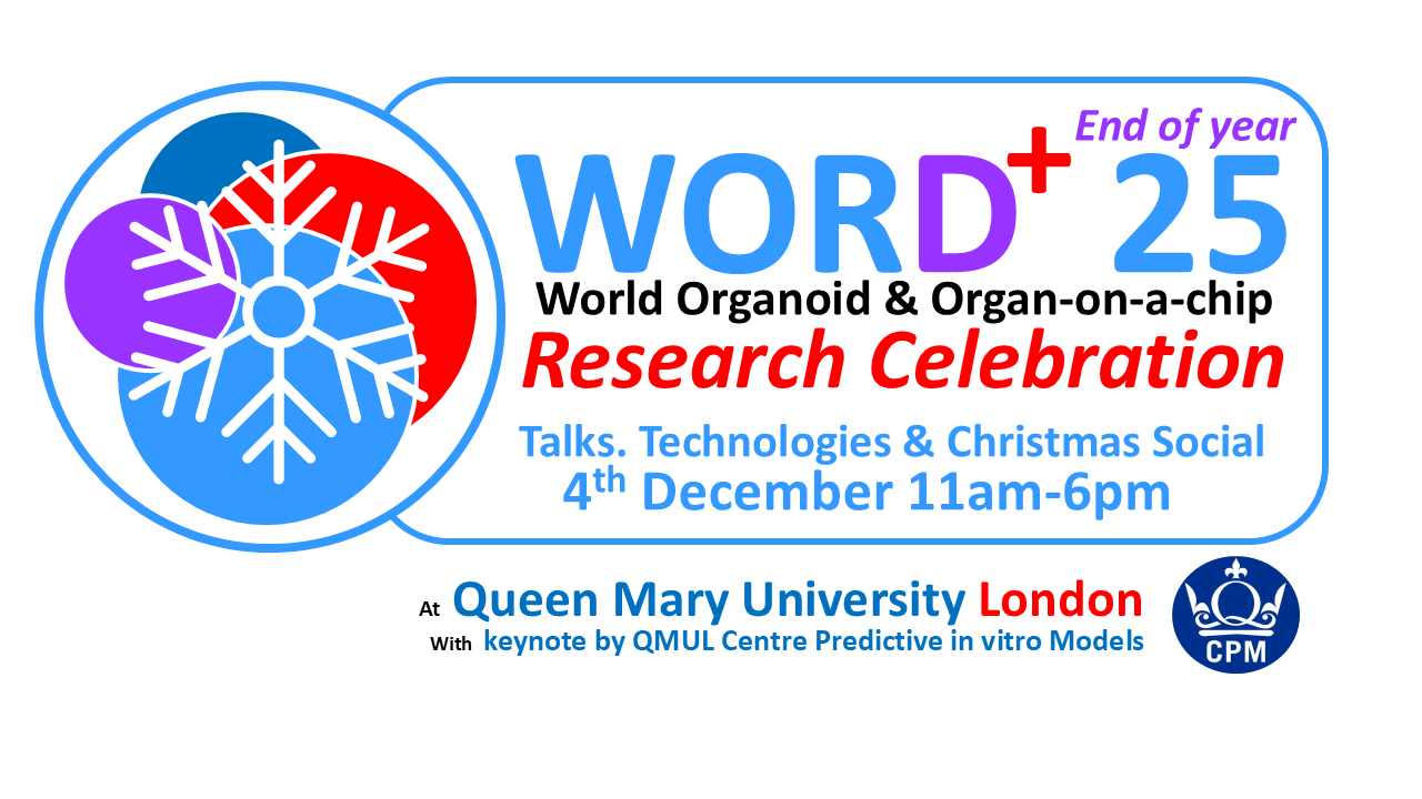 Save 50% and join the Organoid and Chip Celebration at QMUL London! 