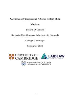 Rebellious Self Expression? A Social History of Dr Martens