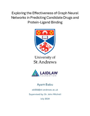 Research Essay - Exploring the Effectiveness of Graph Neural Networks in Predicting Candidate Drugs and Protein-Ligand Binding