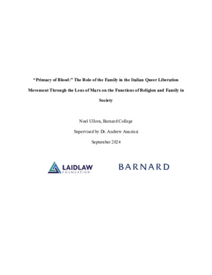 Laidlaw Research Paper