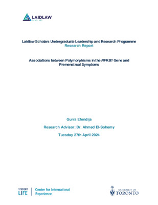 NFKB1 x PMSx Final Research Report 