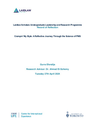 NFKB1 x PMSx - Research Summer Reflection