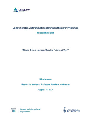 Climate Consciousness: Shaping Futures at U of T