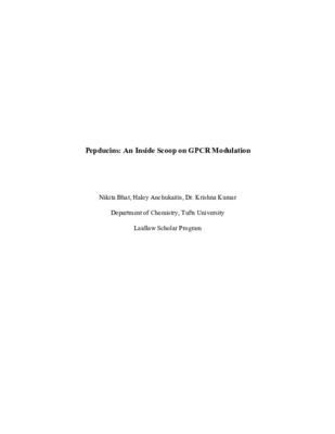 Laidlaw Report- Pepducins: An Inside Scoop on GPCR Modulation