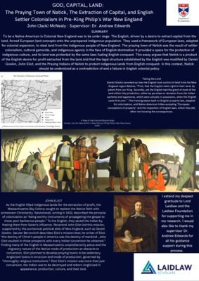 Research Poster- God, Capital, Land