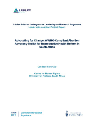 Leadership-in-Action Project Report