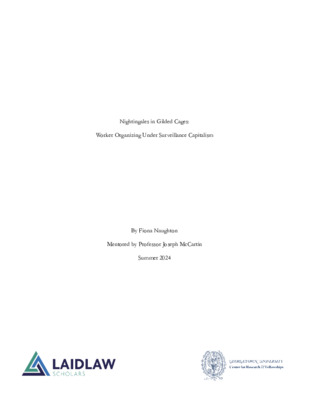 Research Report: Worker Organizing Under Surveillance Capitalism