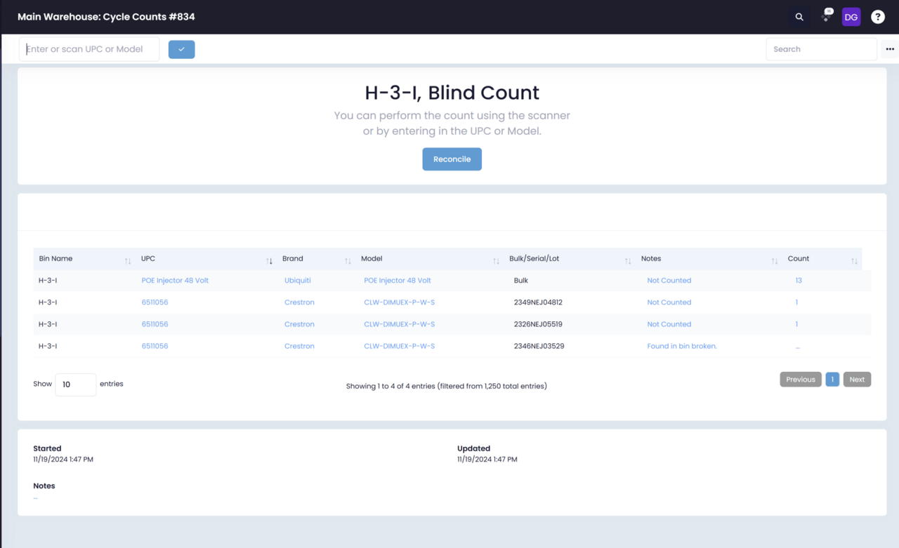 ProjX360 Unveils New Blind Cycle Count Feature to Boost Inventory Accuracy and Efficiency for AV Integrators
