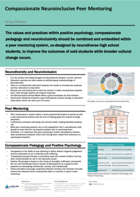 Compassionate Neuroinclusive Peer Mentoring Poster