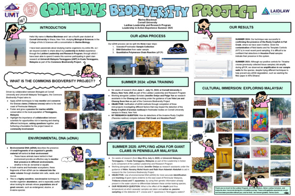 The Commons Biodiversity Project: A Leadership in Action Experience