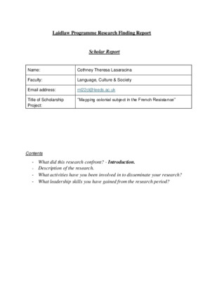 Laidlaw Research: Report 2024