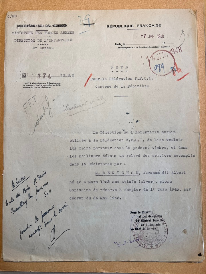 Research outline: Mapping colonial subjects in the French Resistance
