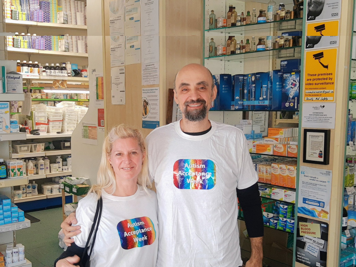 Pharmacy celebrates autistic young person on dispensary placement