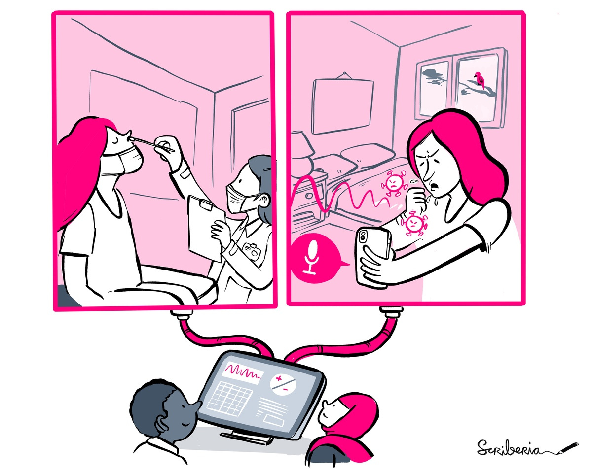 A large-scale and PCR-referenced vocal audio dataset for COVID-19