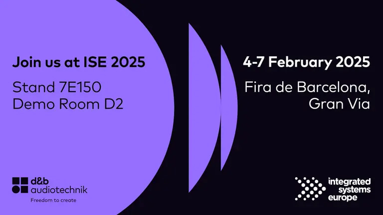 d&b audiotechnik at ISE 2025: Innovation Meets Immersion