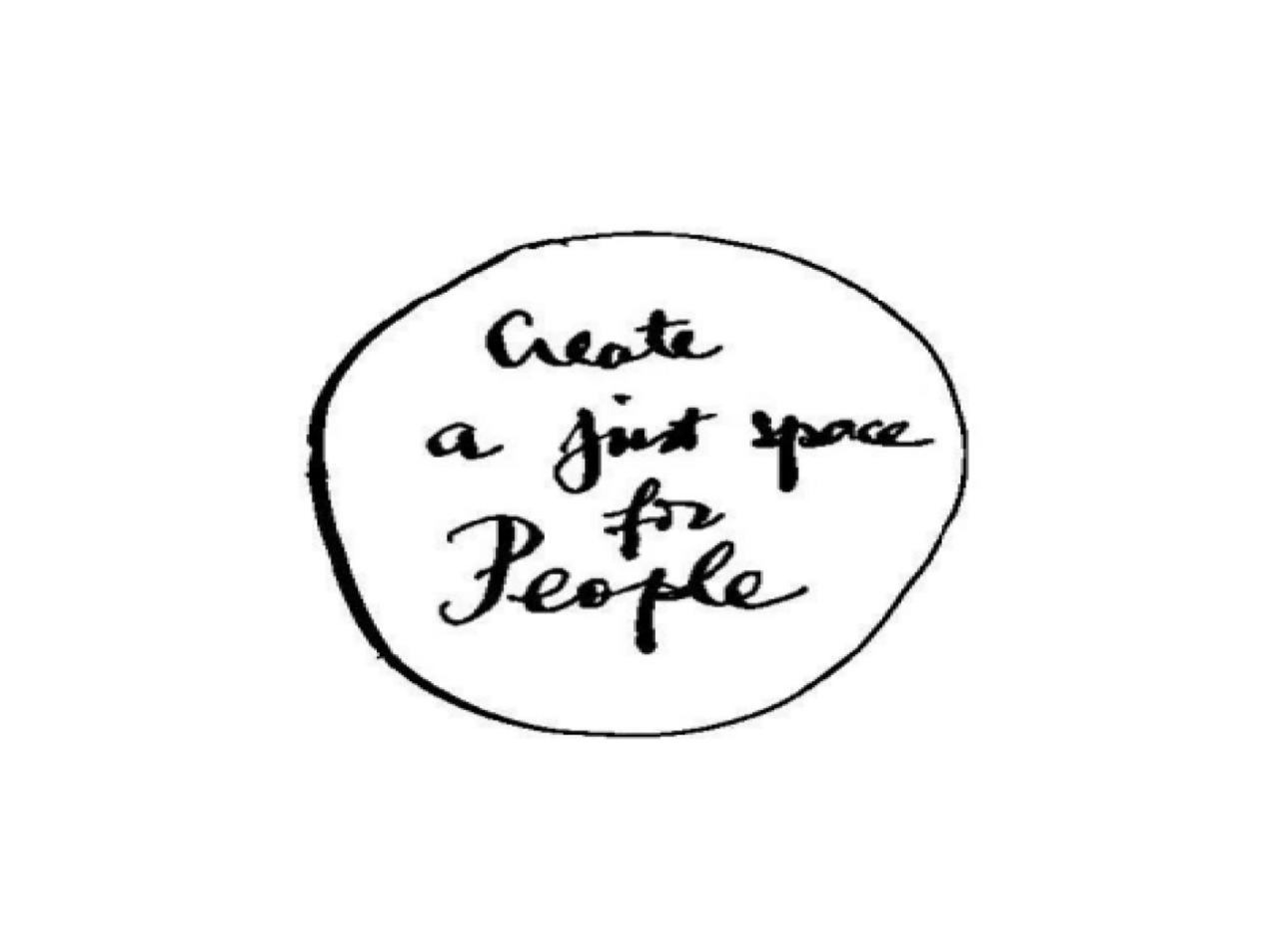Reviewing creating a just space for people