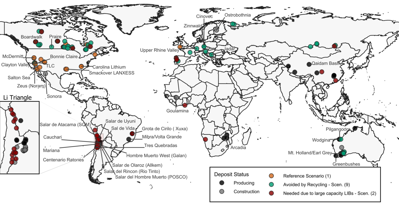 More lithium recycling, less mining